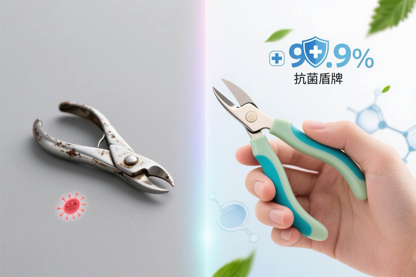 抗菌钢+人体工学设计，指甲剪行业掀起“健康升级战”---迁岸指甲剪定制工厂