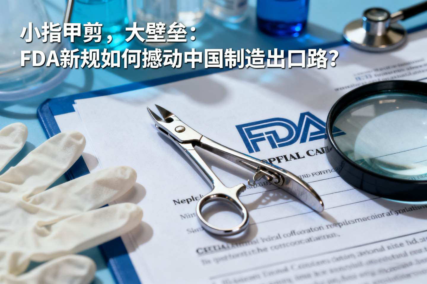 FDA将指甲剪列为「一类医疗器械」，出口美国门槛大幅提高---杭州指甲剪定制工厂