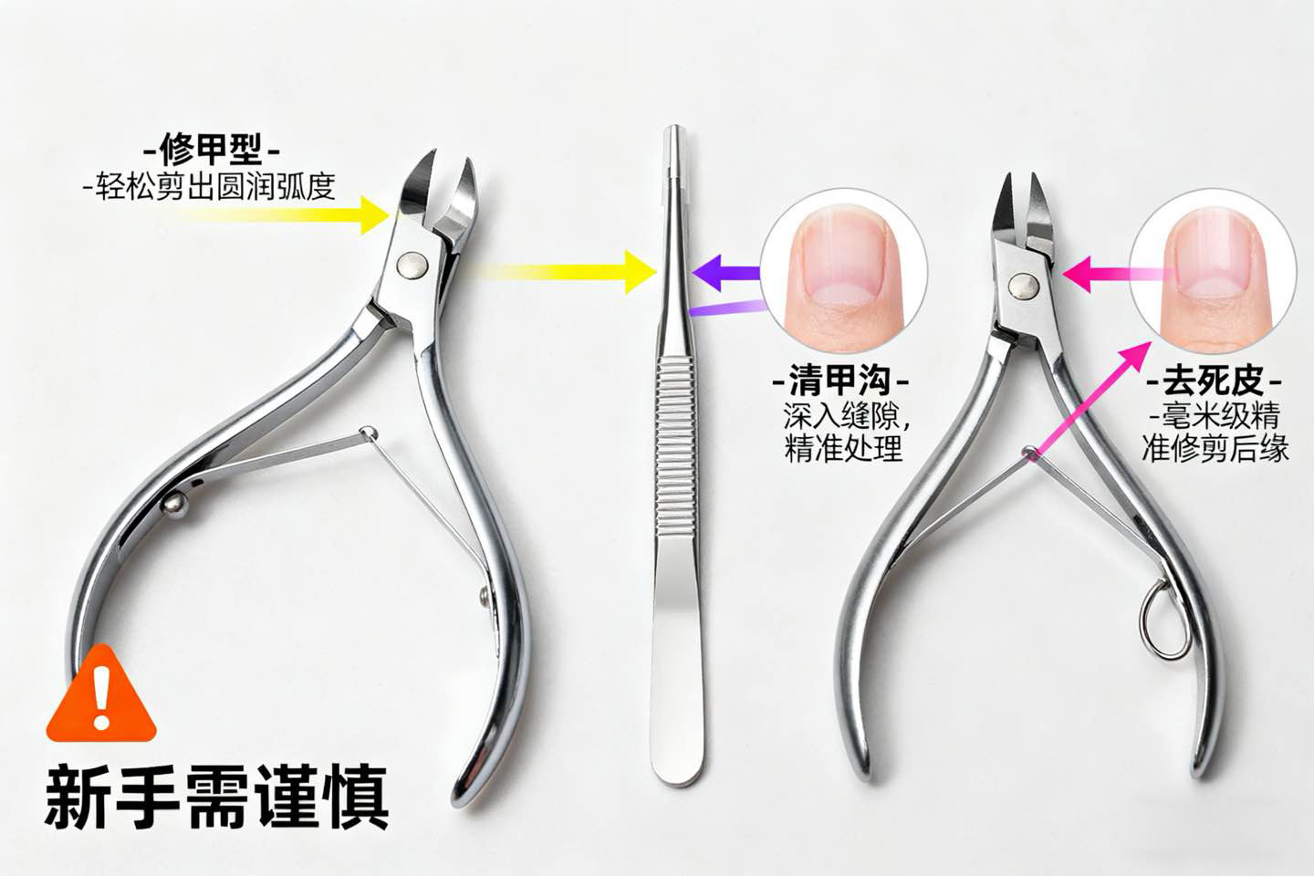 告别基础款！美甲师私藏工具揭秘：你的专业指甲剪套装选对了吗？---杭州指甲剪定制工厂