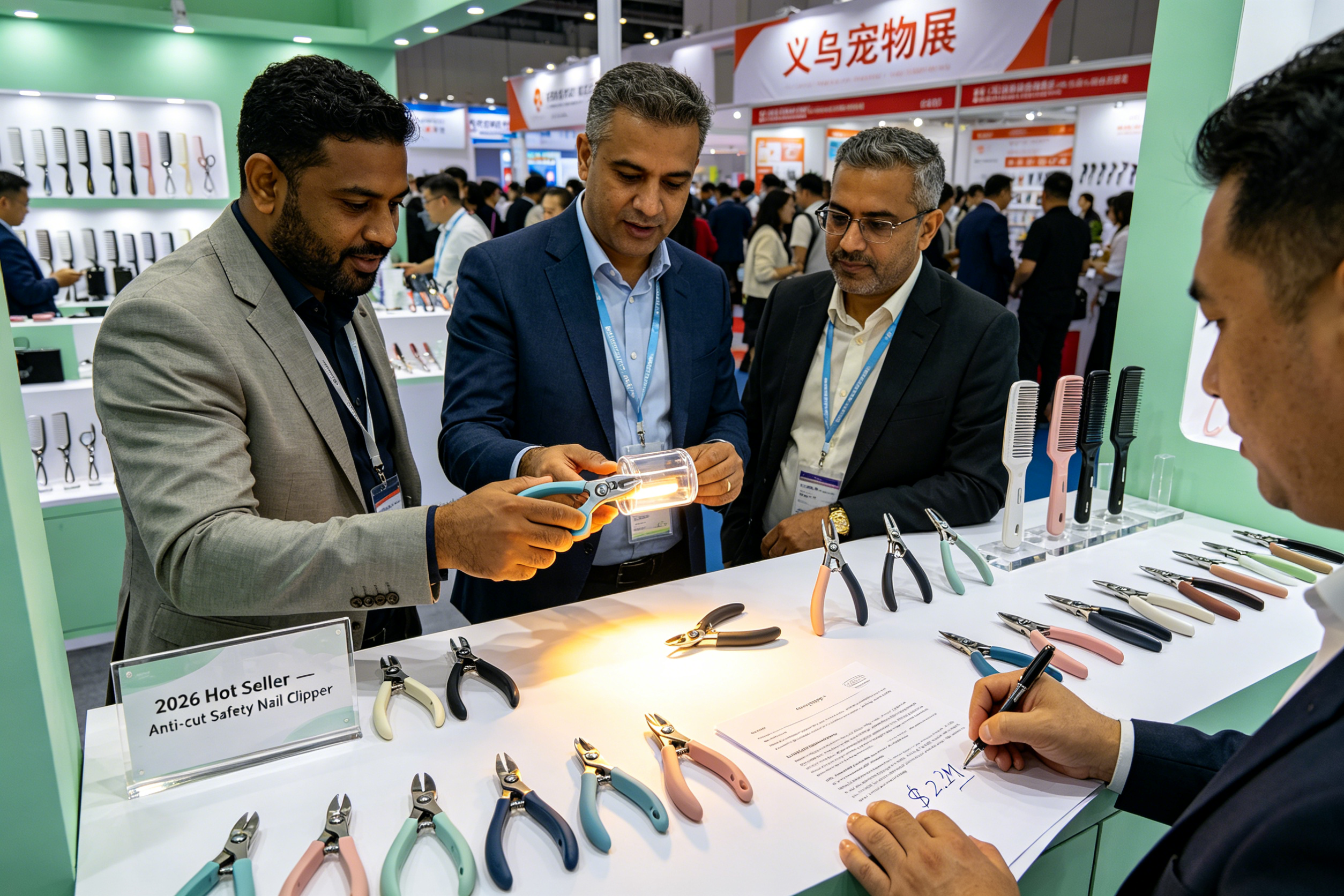 Headline: Capturing 30,000+ Professional Buyers’ Attention: Nail Clippers Take Center Stage at 2026 Yiwu Pet Fair Grooming Zone – On‑Site Contracts Signed in High Volumes