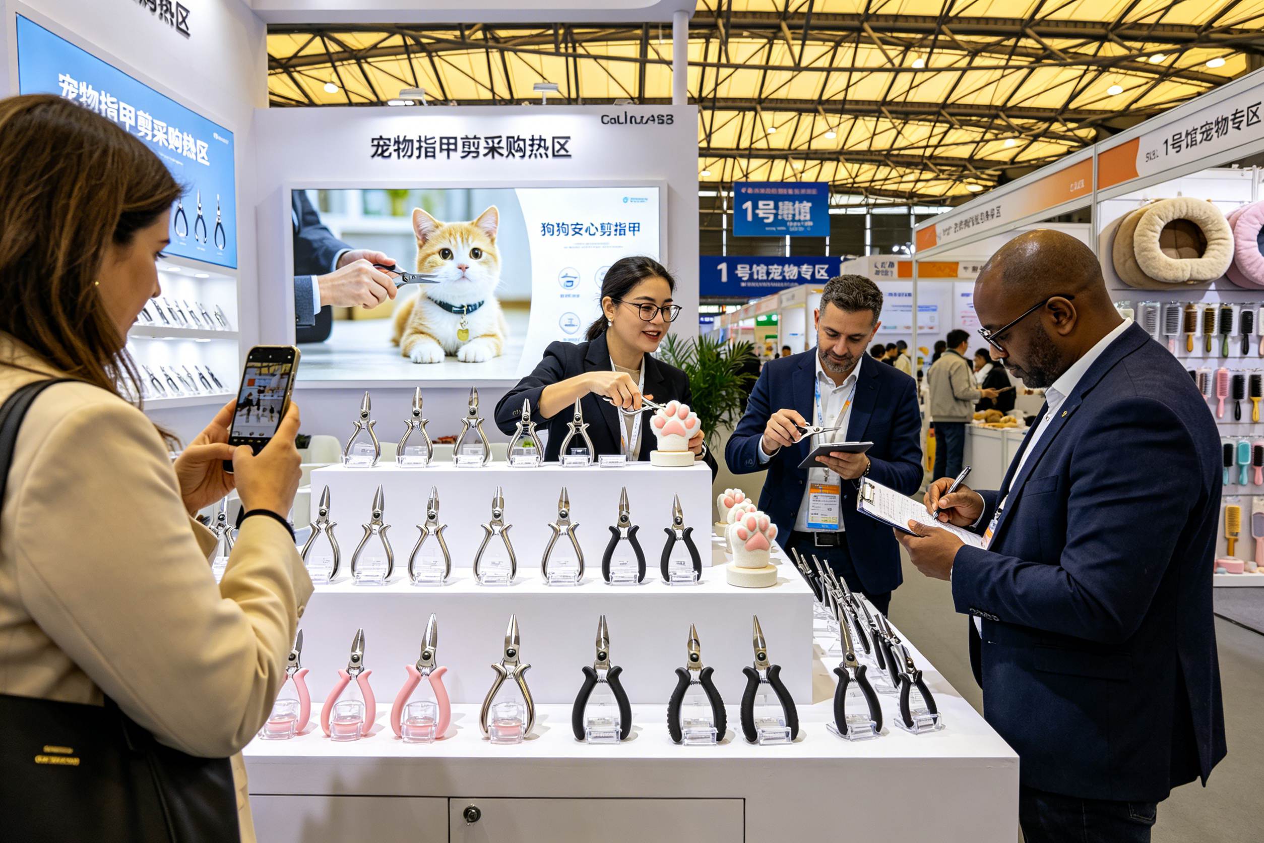 Ningbo Cross-Border Expo Opens: Pet Nail Clippers Emerge as Star Sourcing Item in Hall 1 Pet Grooming Zone